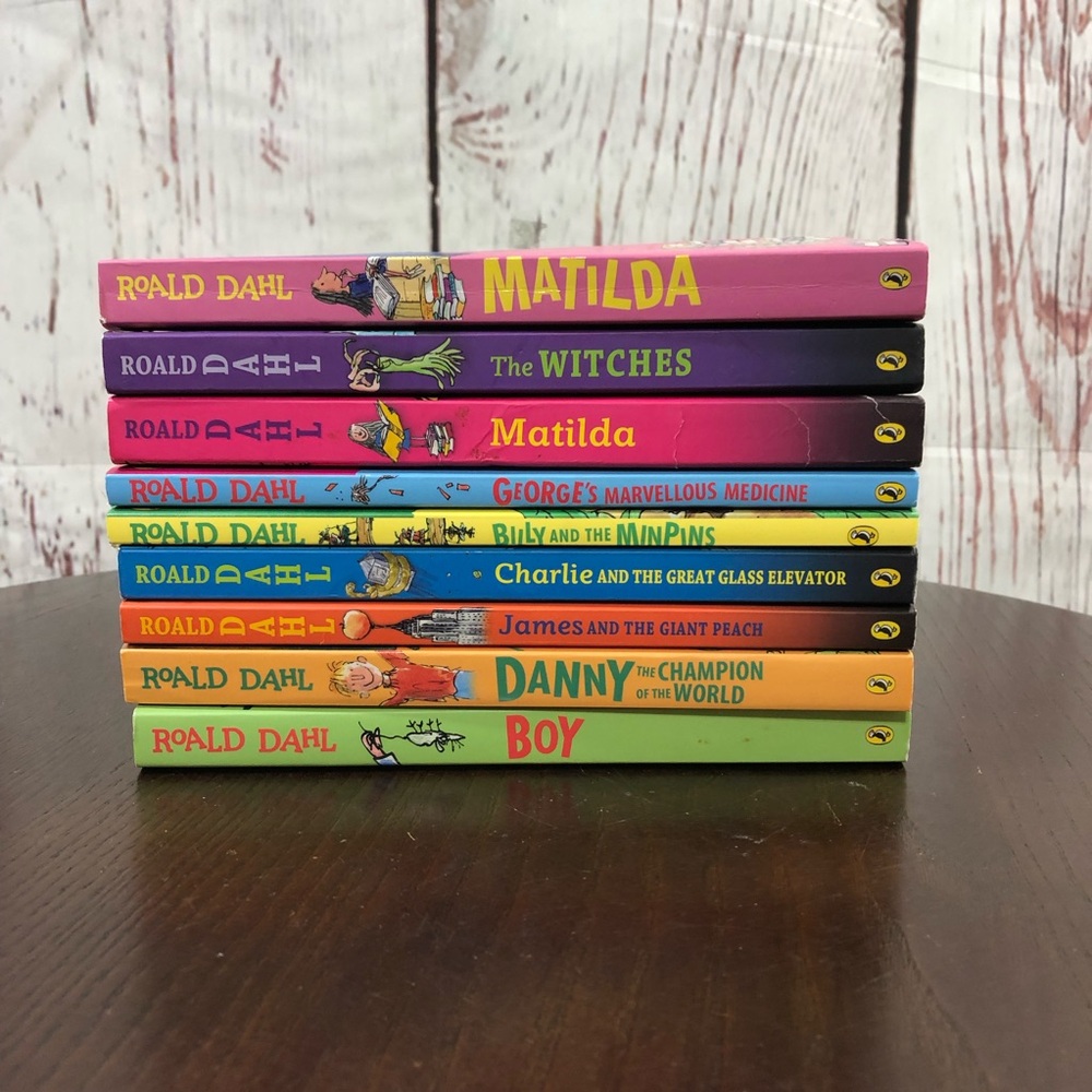 Roald Dahl Paperback Book Collection 9 books in total
